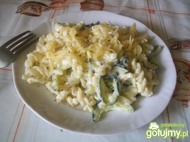 Makaron z cukinią. Makaron z cukinią.