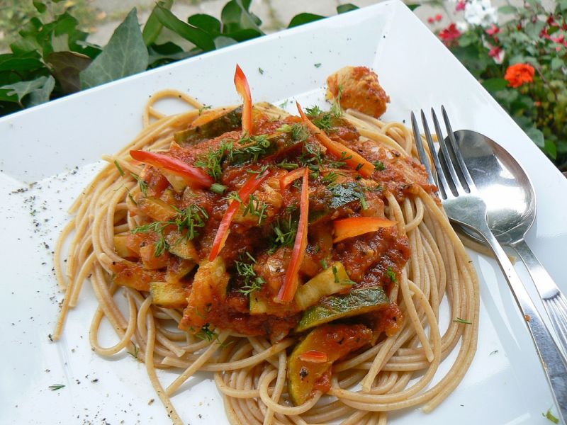 Makaron z cukinią na szybko Makaron z cukinią na szybko