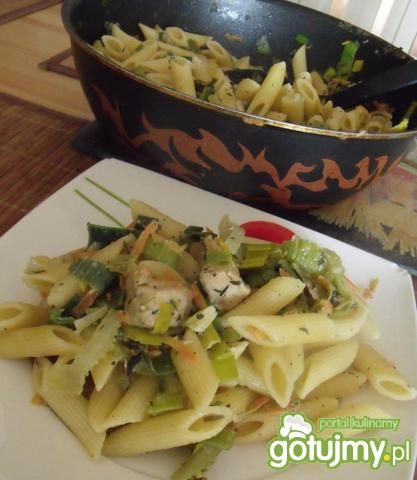 Makaron z dodatkami