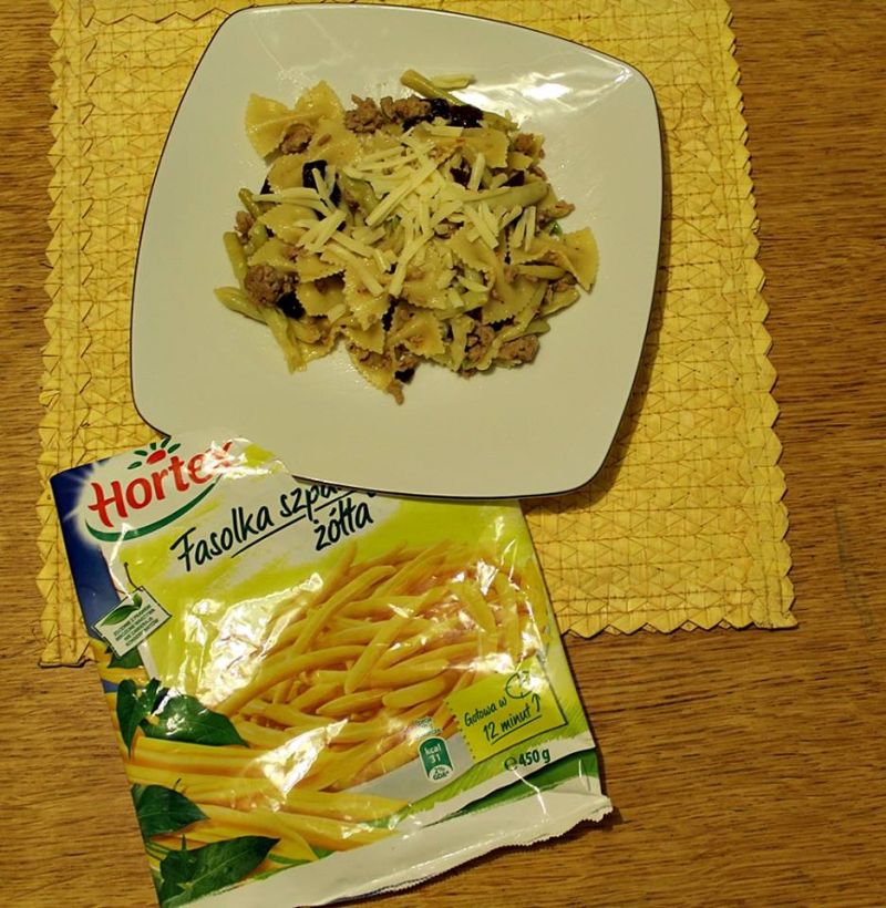 Makaron z fasolą i suszonymi pomidorami Makaron z fasolą i suszonymi pomidorami