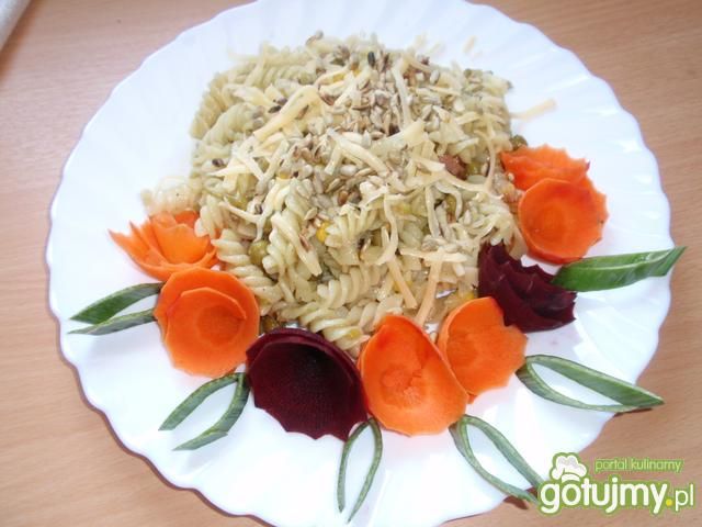 Makaron z groszkiem zielonym Makaron z groszkiem zielonym