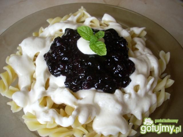 Makaron z jagodami  Makaron z jagodami