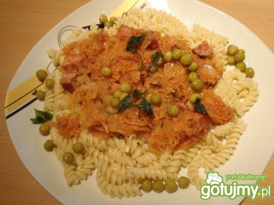 Makaron z kapustą 2