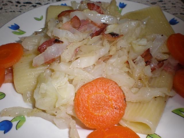 Makaron z kapusta