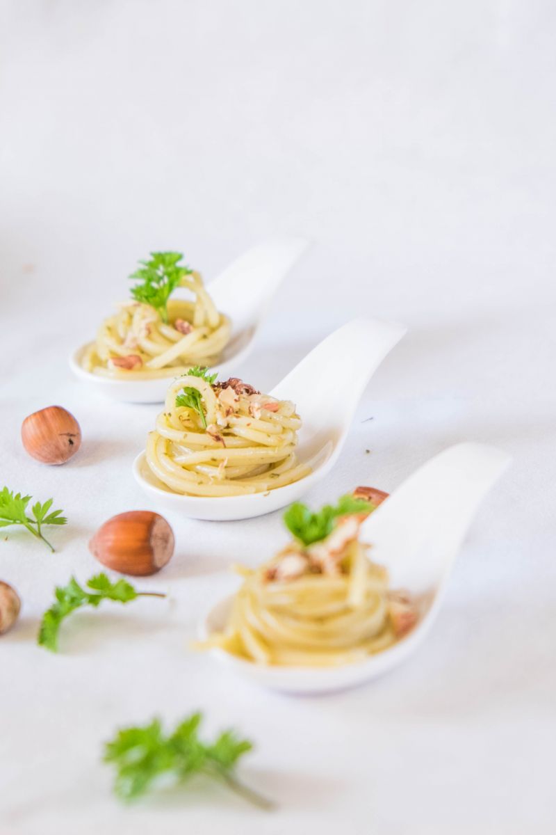 Makaron z lekkim pesto szpinakowym  Makaron z lekkim pesto szpinakowym