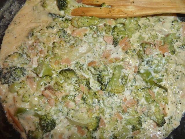 Makaron z łososiem  Makaron z łososiem