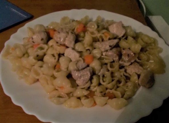 Makaron z mięsem 