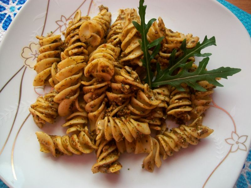 Makaron z pesto z rukoli Makaron z pesto z rukoli