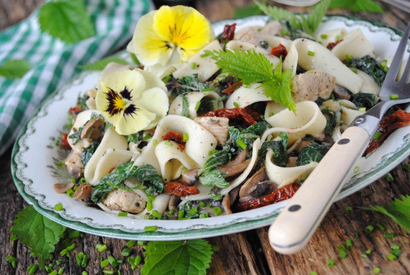 Makaron z pokrzywą Makaron z pokrzywą