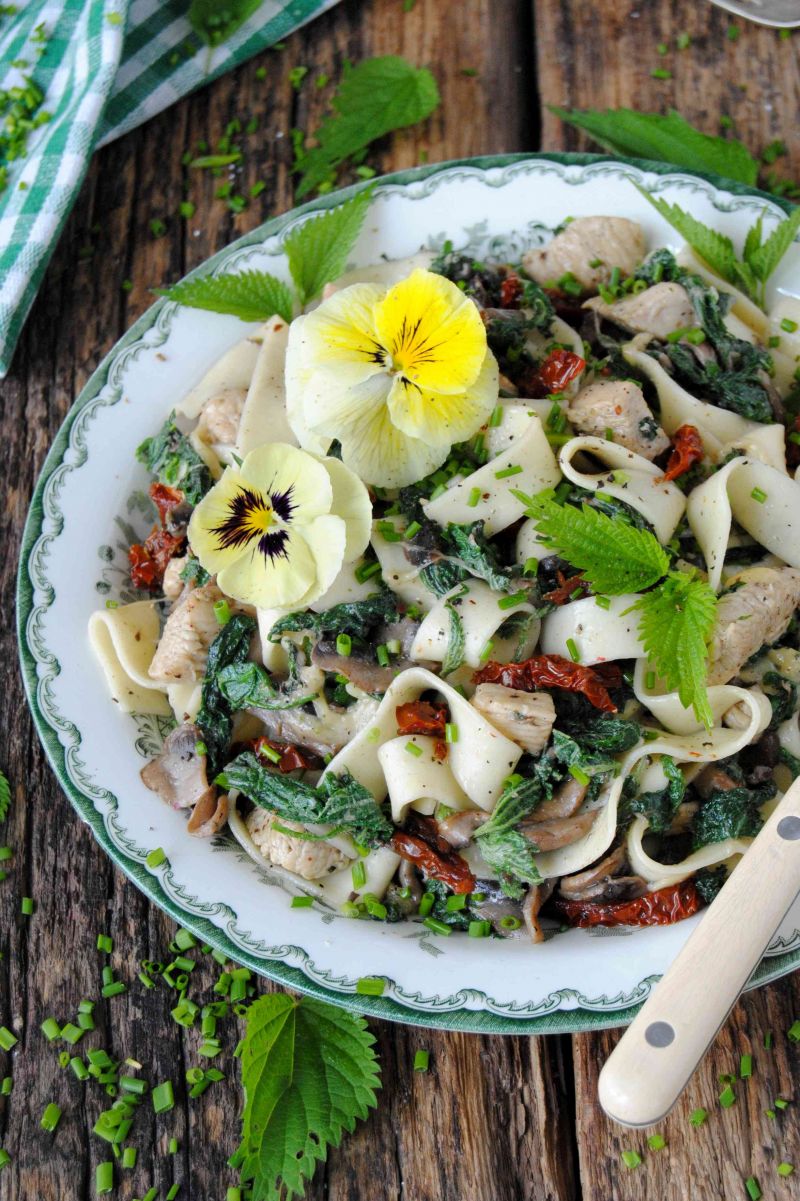 Makaron z pokrzywą Makaron z pokrzywą