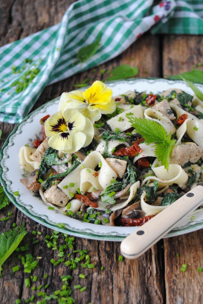 Makaron z pokrzywą Makaron z pokrzywą