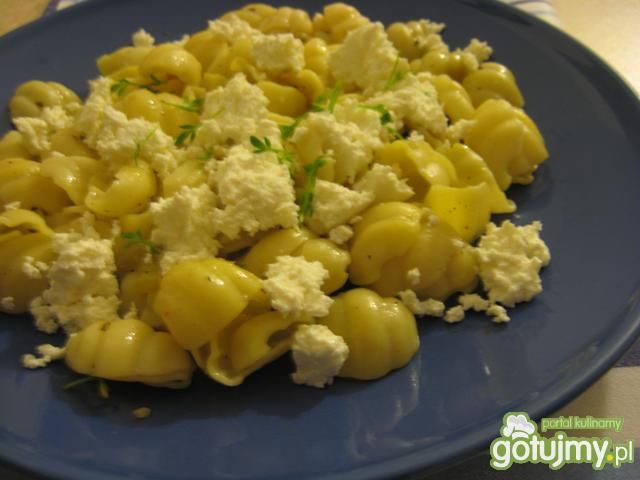 Makaron z rzeżuchą i serem Makaron z rzeżuchą i serem