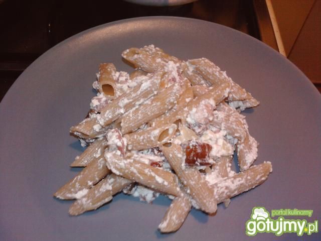 Makaron z serem i boczkiem inaczej