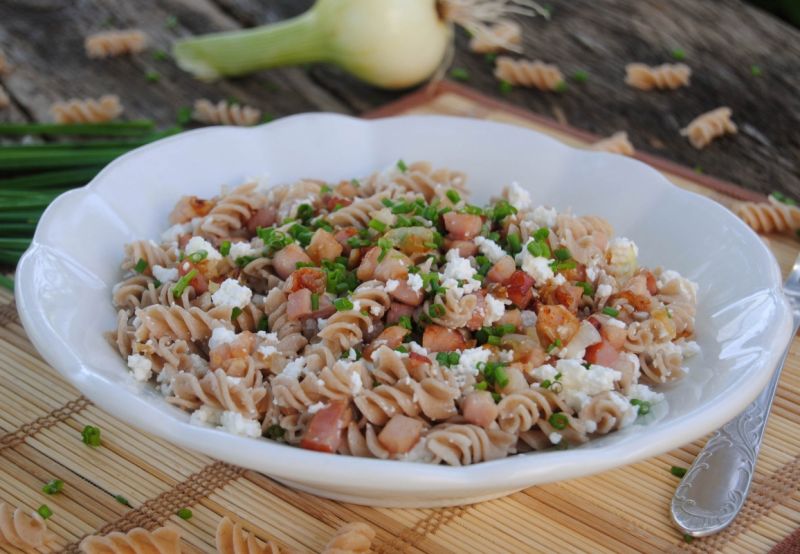 Makaron z serem na ostro Makaron z serem na ostro