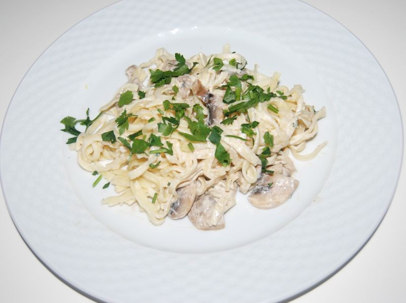 Makaron z serkiem mascarpone 