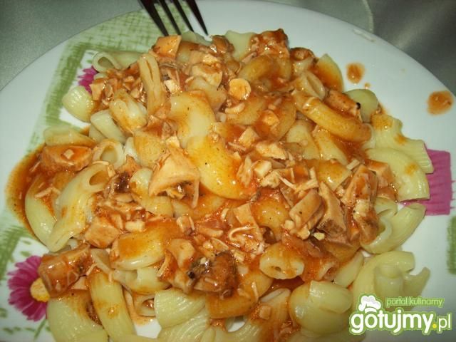 Makaron z sosem  4 Makaron z sosem  4