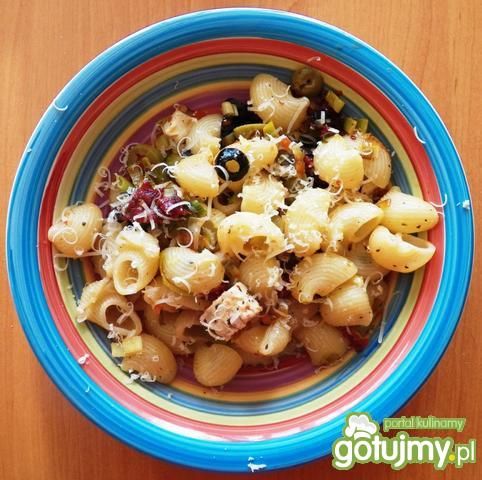 Makaron z suszonymi pomidorami i fetą. Makaron z suszonymi pomidorami i fetą.
