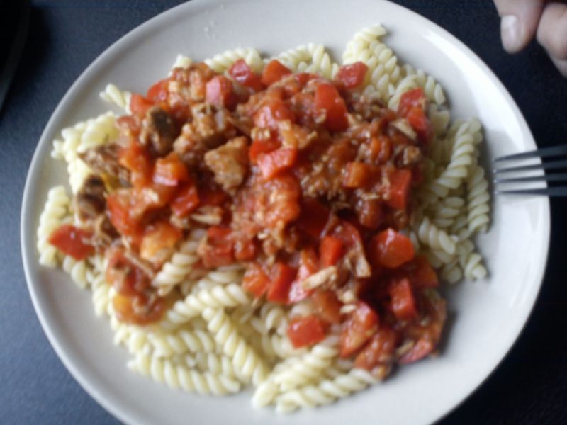 Makaron z tuńczykiem
