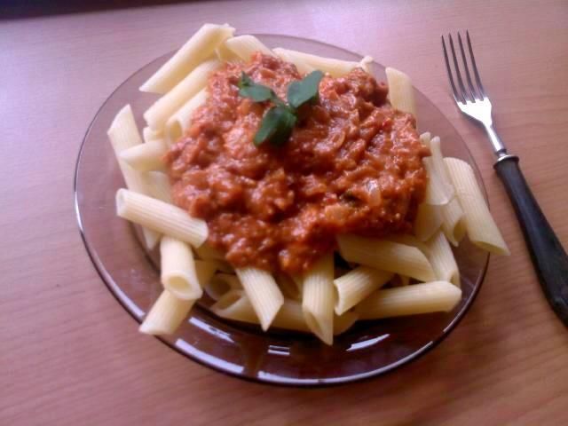 Makaron z tuńczykiem