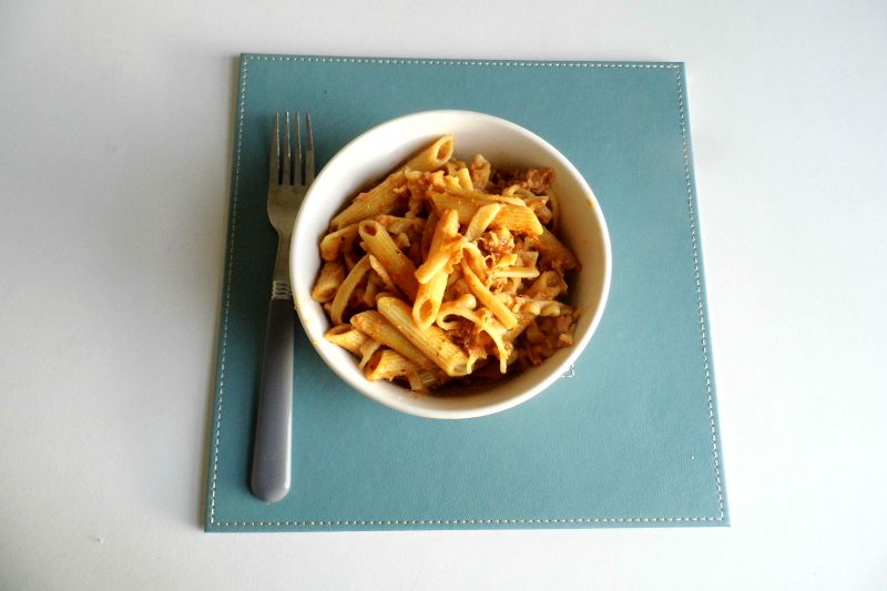 Makaron z Tuńczykiem i Pesto