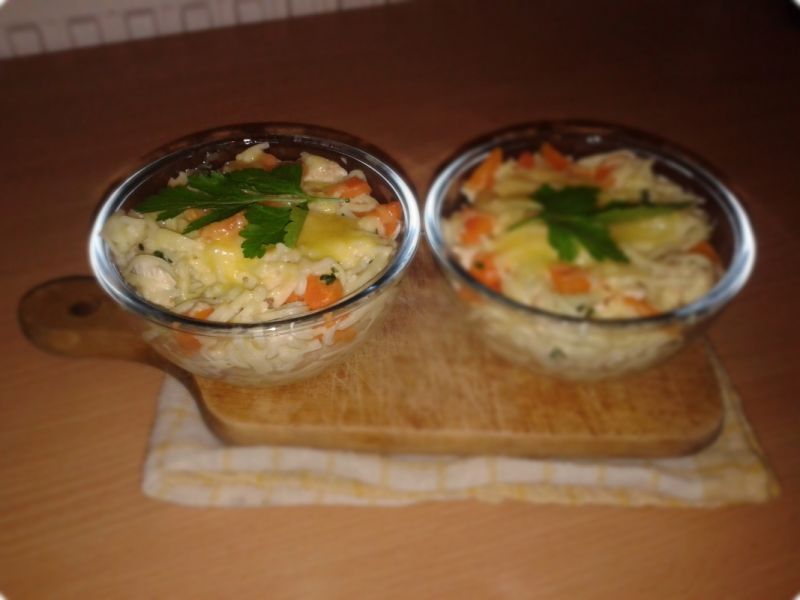 Makaron zapiekany z marchewką Makaron zapiekany z marchewką