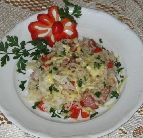 Makaron zasmażany z serem 