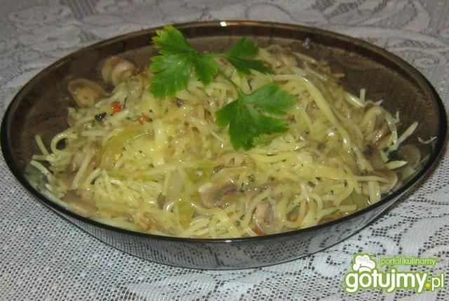 Makaron zasmażany ze serem Makaron zasmażany ze serem