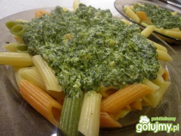 Makaron ze szpinakiem 3