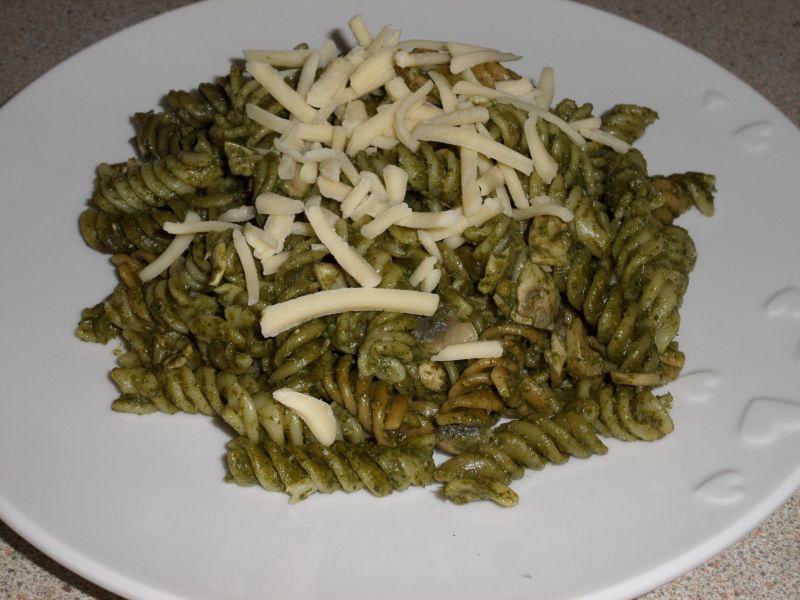 Makaron ze szpinakiem Makaron ze szpinakiem