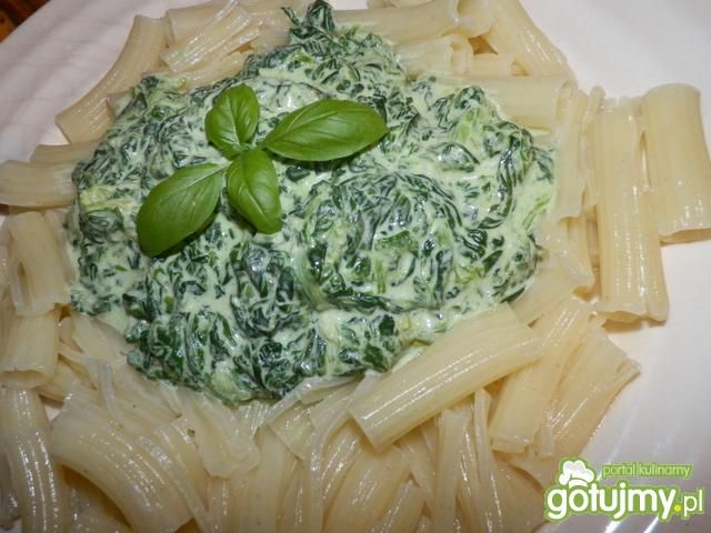 Makaron ze szpinakiem 7