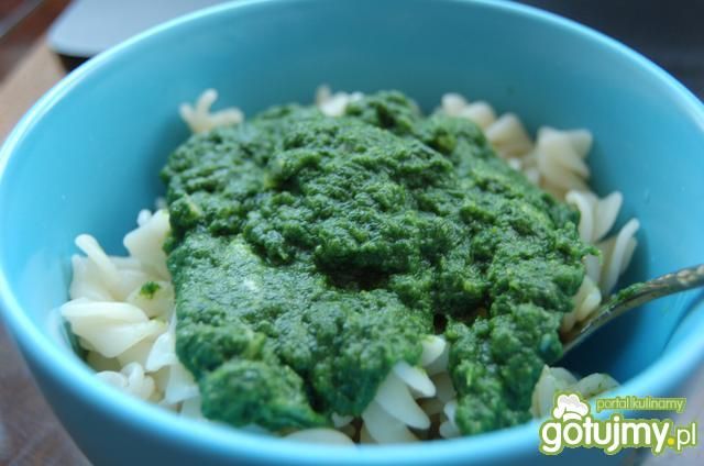 makaron ze szpinakiem wg xooxoo