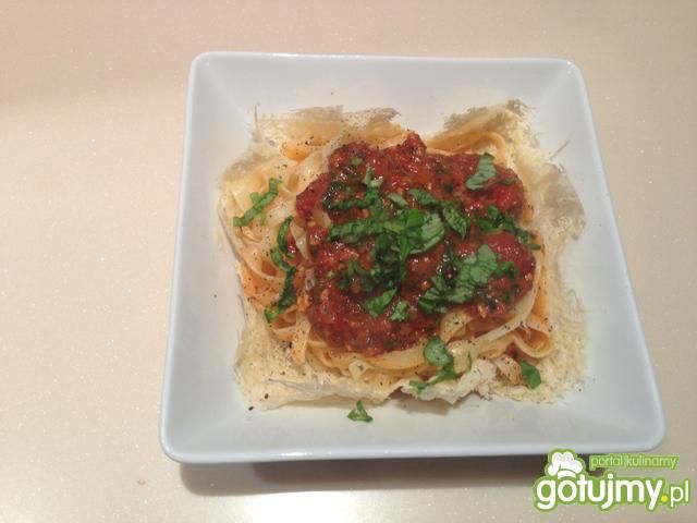 Makarone ala Kristofe w parmezanie. Makarone ala Kristofe w parmezanie.