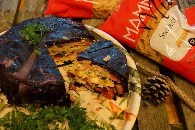 Makaronowa babka w kapuście Makaronowa babka w kapuście