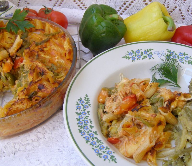 Makaronowa zapiekanka