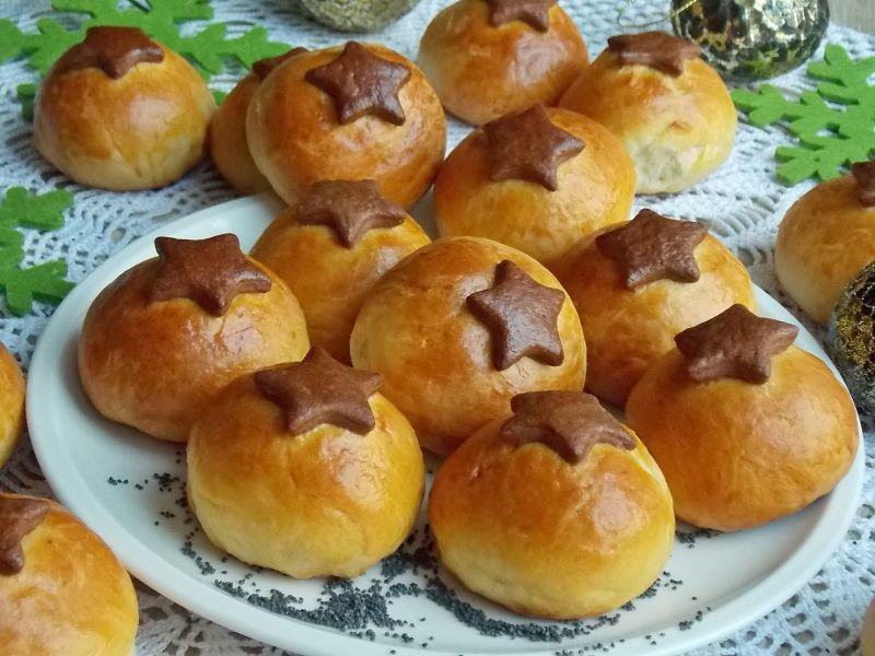 Makowe bułeczki z gwiazdką Makowe bułeczki z gwiazdką
