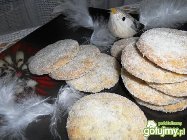 Makowe kruche ciasteczka
