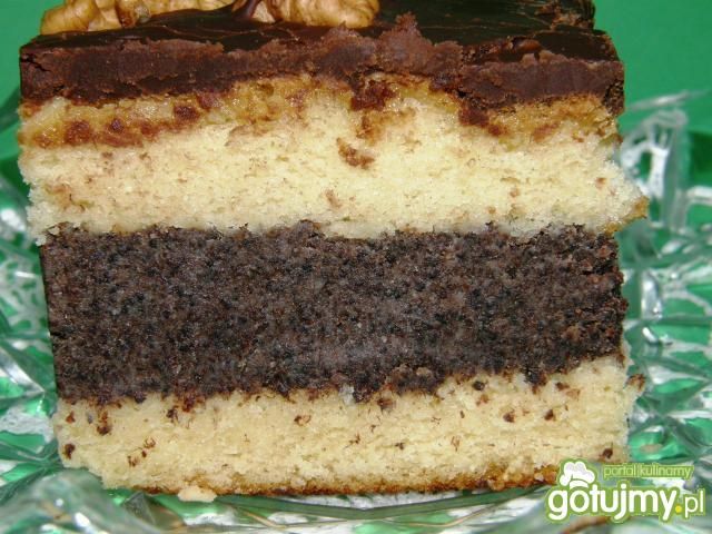 Makowiec na biszkopcie 