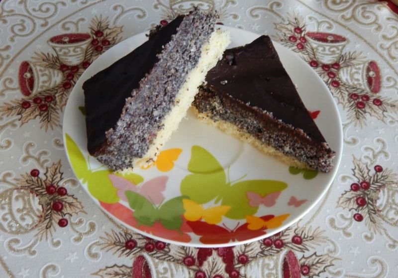 Makowiec na biszkopcie Makowiec na biszkopcie