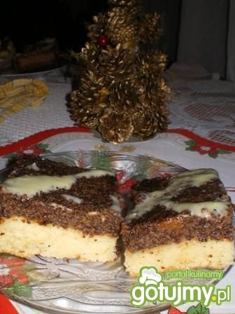 Makowiec na biszkopcie