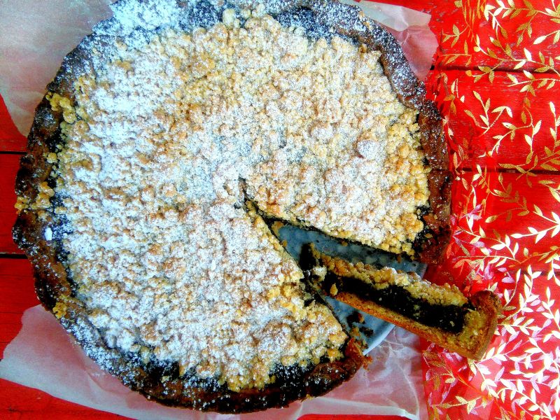 Makowiec na krucho-drożdżowym spodzie z kruszonką Makowiec na krucho-drożdżowym spodzie z kruszonką
