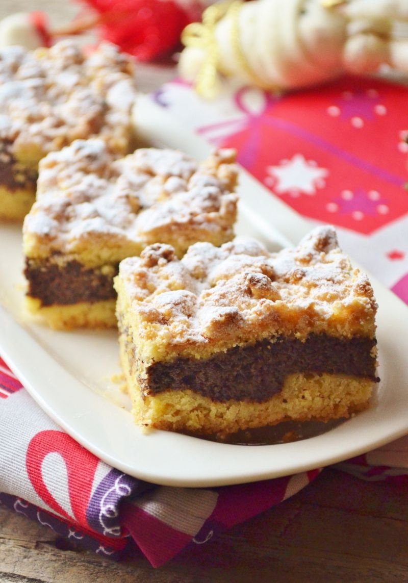 Makowiec na kruchym cieście