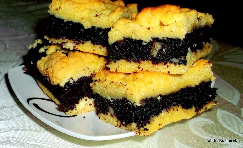 Makowiec na kruchym cieście