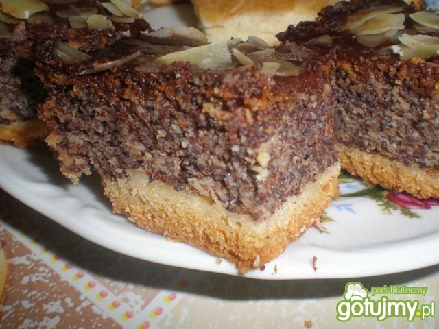 Makowiec na kruchym cieście z polewą Makowiec na kruchym cieście z polewą