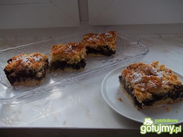 Makowiec na kruchym spodzie wg madi