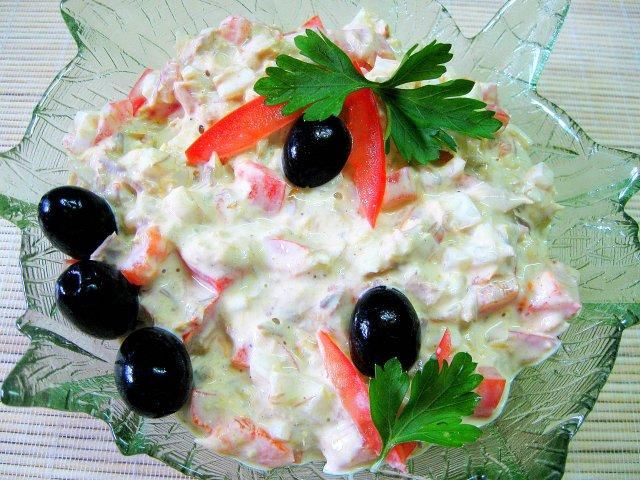 Makrelowa sałatka śniadaniowa Makrelowa sałatka śniadaniowa