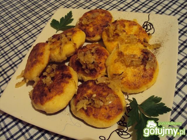 Małdrzyki smażone z cebulką  Małdrzyki smażone z cebulką
