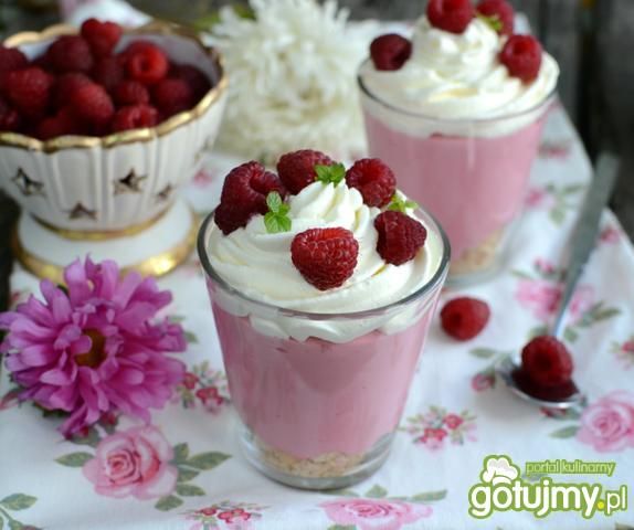 Malinowa pianka Malinowa pianka