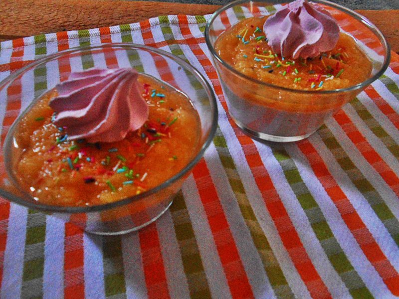 Malinowa pianka z jabłkami Malinowa pianka z jabłkami