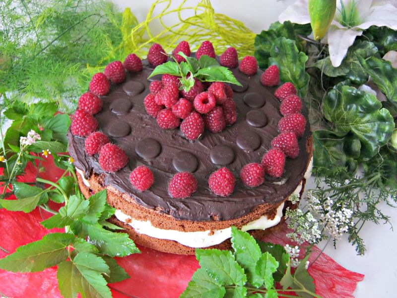 Malinowa wz-ka - słodkie zakończenie lata