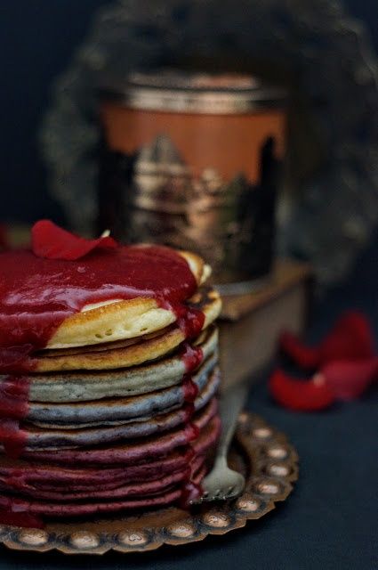 Malinowe pankejki ombre Malinowe pankejki ombre